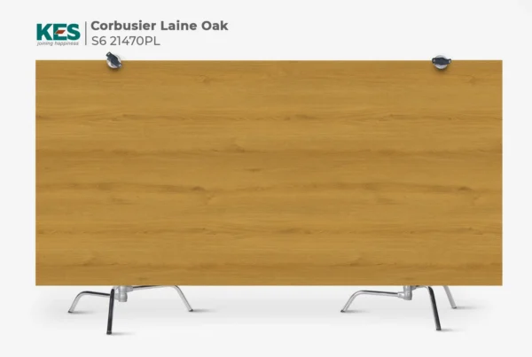 MDF phủ Melamine Corbusier Laine Oak KES S6 21470PL mặt sau
