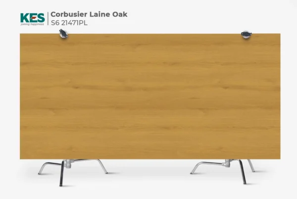 MDF phủ Melamine Corbusier Laine Oak KES S6 21471PL mặt sau
