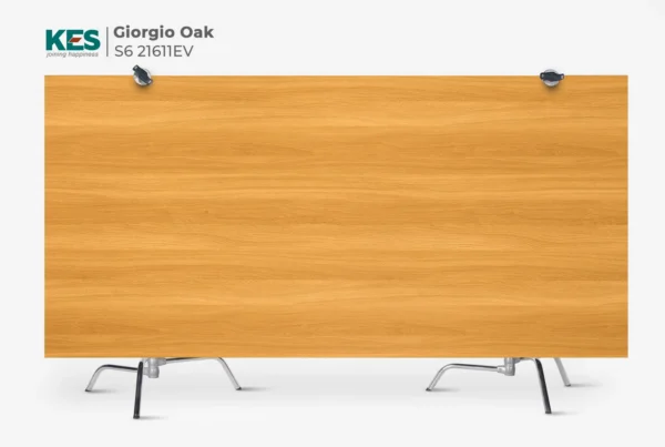 MDF phủ Melamine Giorgio Oak KES S6 21611EV mặt sau