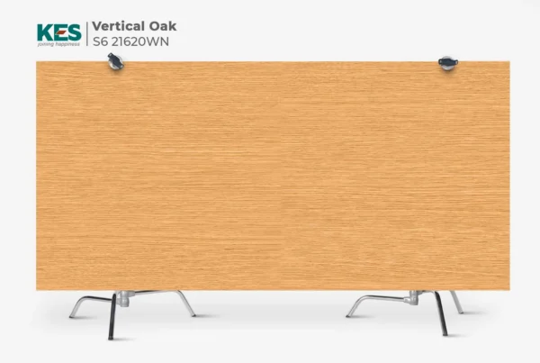 MDF phủ Melamine Vertical Oak KES S6 21620WN mặt sau