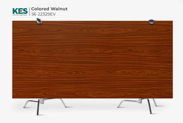 MDF phủ Melamine Colored Walnut KES S6 22329EV mặt sau