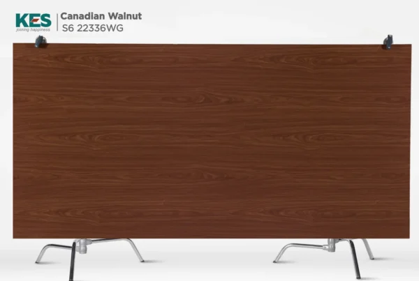 MDF phủ Melamine Canadian Walnut KES S6 22336RM mặt sau