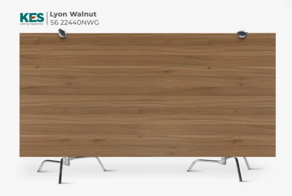 MDF phủ Melamine Lyon Walnut KES S6 22440NWG mặt sau