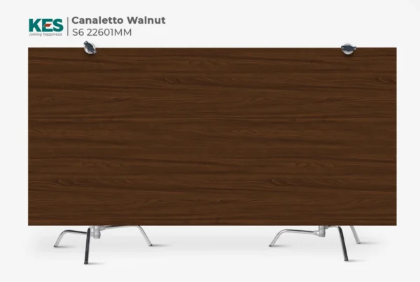 MDF phủ Melamine Canaletto Walnut KES S6 22601MM mặt sau