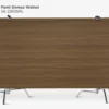 MDF phủ Melamine Ponti Domus Walnut KES S6 22605RL mặt sau