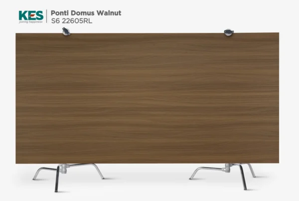 MDF phủ Melamine Ponti Domus Walnut KES S6 22605RL mặt sau
