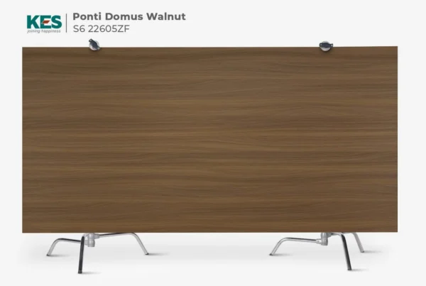 MDF phủ Melamine Ponti Domus Walnut KES S6 22605ZF mặt sau
