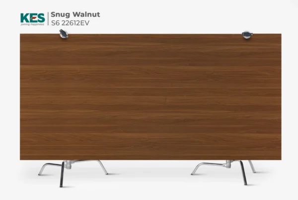MDF phủ Melamine Snug Walnut KES S6 22612EV mặt sau