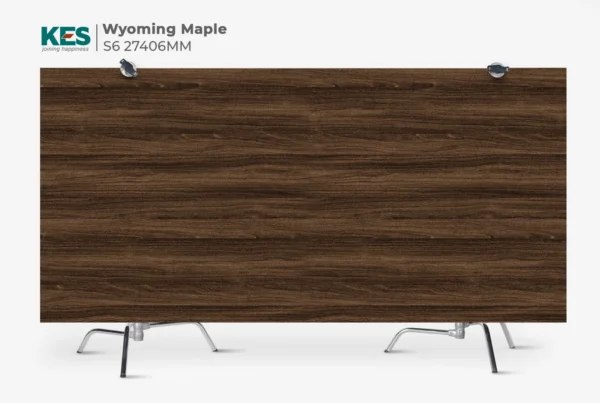 MDF phủ Melamine Wyoming Maple KES S6 27406MM mặt sau