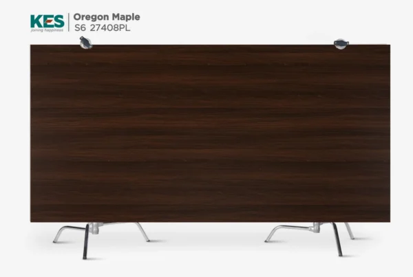 MDF phủ Melamine Oregon Maple KES S6 27408PL mặt sau