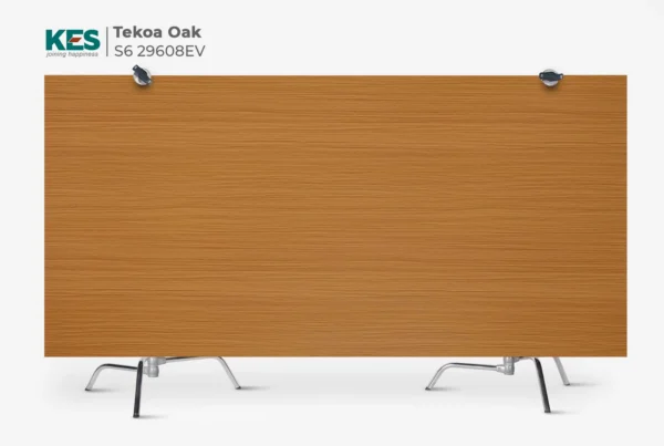 MDF phủ Melamine Tekoa Oak KES S6 29608EV mặt sau