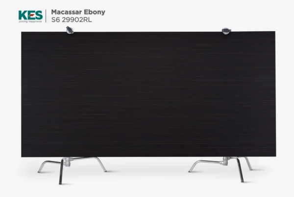 MDF phủ Melamine Macassar Ebony KES S6 29902RL mặt sau