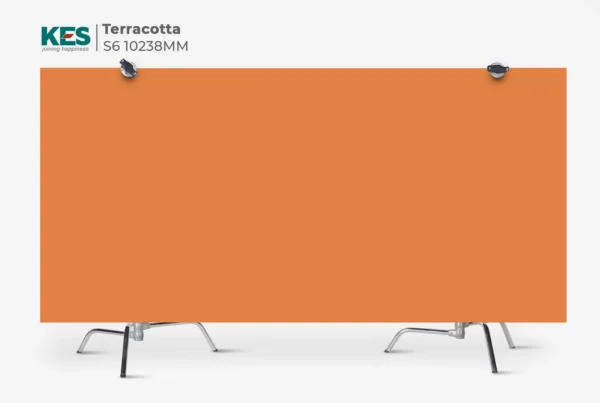 MDF phủ Melamine Terracotta KES S6 10238MM mặt sau
