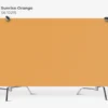 MDF phủ Melamine Sunrise Orange KES S6 10215T mặt sau
