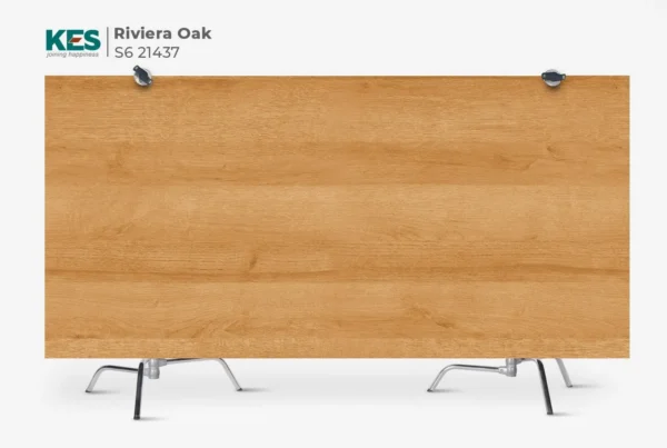 MDF phủ Melamine Riviera Oak KES S6 21437SV mặt sau