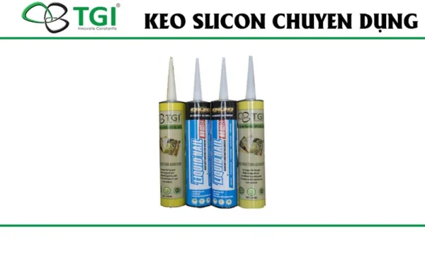 Keo silicon chuyên dụng mặt trước