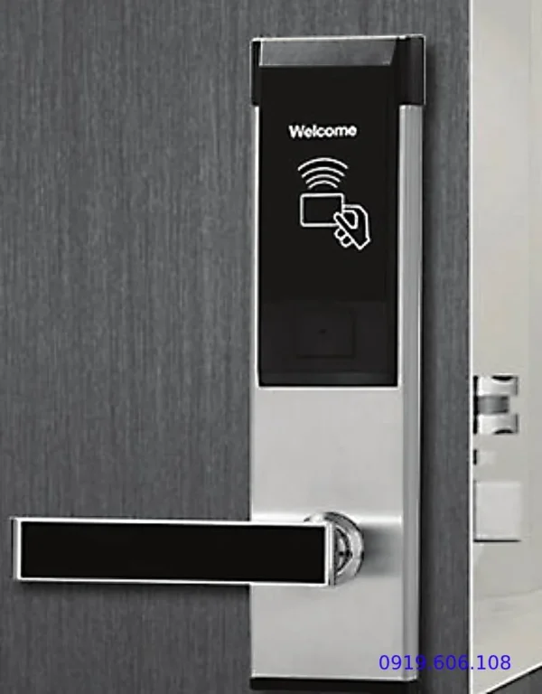Khóa Cửa Thẻ Từ Khách Sạn Mialock MIA-H11 mặt sau