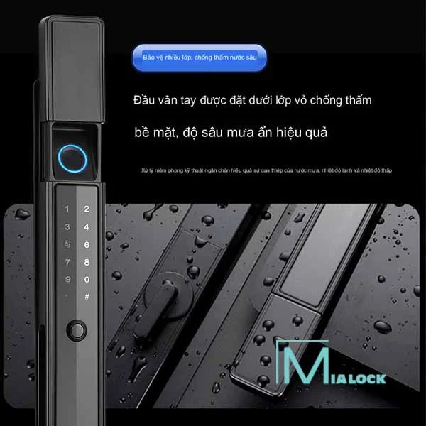 Khóa Cửa Xingfa Mialock 5in1 MIA-NX5-TT Ngoài Trời
