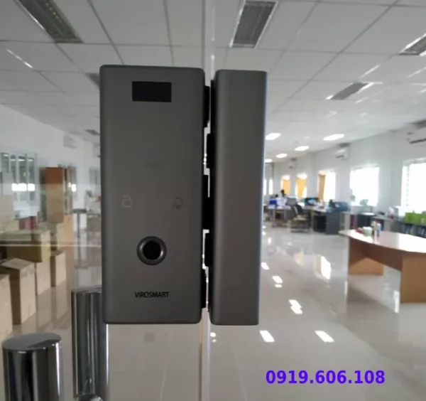 Khóa Cửa Kính Vân Tay Mialock 4in1 MIA-GL12 mặt sau