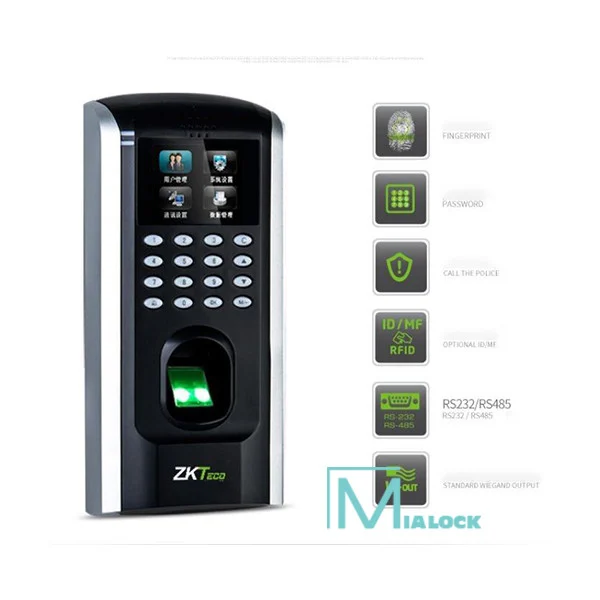 Máy Kiểm Soát Ra Vào Cửa MiaLock ZKTECO F7PLUS