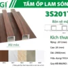 Tấm Ốp Lam Sóng PVC – 3S201T29 mặt sau
