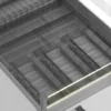 GIÁ BÁT ĐĨA – XOONG NỒI MÀU GHI PHỦ NANO Fulco FCA05 – 700mm thu gọn