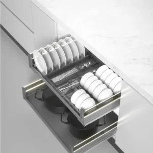 Giá bát đĩa xoong nồi 700mm mặt trước