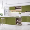 Tấm Acrylic No Line LV06 Green Pistachio mặt sau