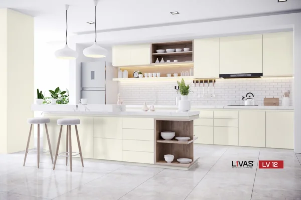 Tấm Acrylic No Line LV12 Cream mặt sau