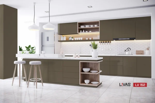 Tấm Acrylic No Line LV152 Mocca mặt sau
