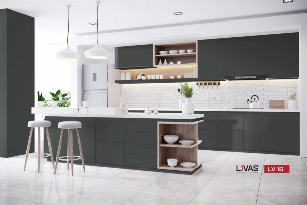 Tấm Acrylic No Line LV16 Slate mặt sau