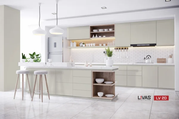 Tấm Acrylic No Line LV20 Cashmere mặt sau
