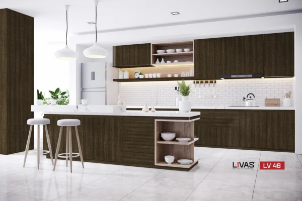 Tấm Acrylic No Line LV46 Dark Clouds mặt sau