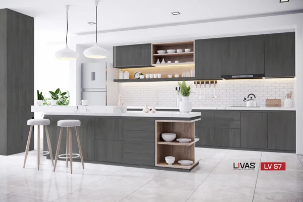 Tấm Acrylic No Line LV57 Extralux Crystal New mặt sau