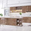 Tấm Acrylic No Line LV66 Fine Walnut mặt sau