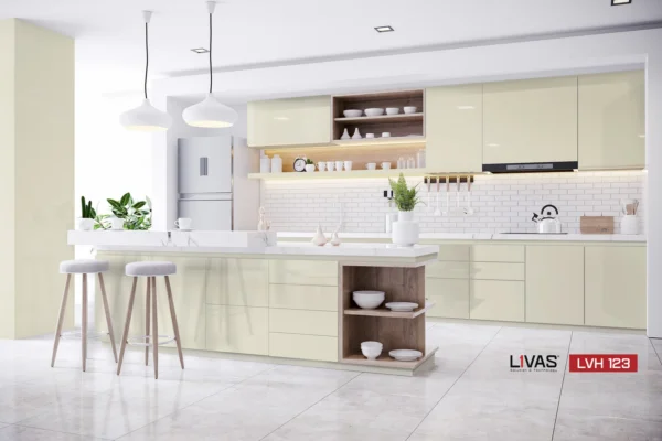 Tấm Acrylic No Line Chống Trầy LVH123 Beige Matt mặt sau