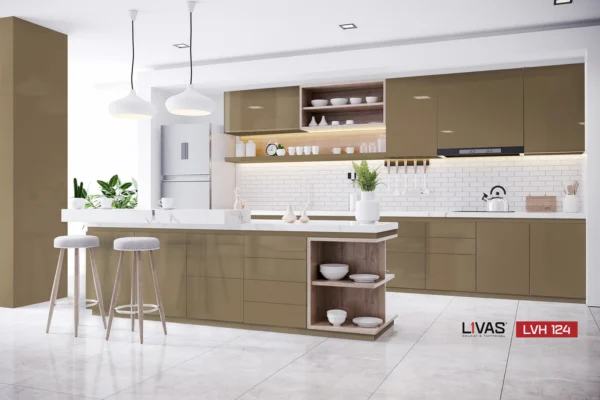 Tấm Acrylic No Line Chống Trầy LVH124 Cappuccino Matt mặt sau