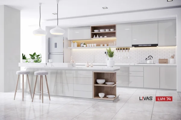 Tấm Acrylic No Line Chống Trầy LVH74 Grey mặt sau