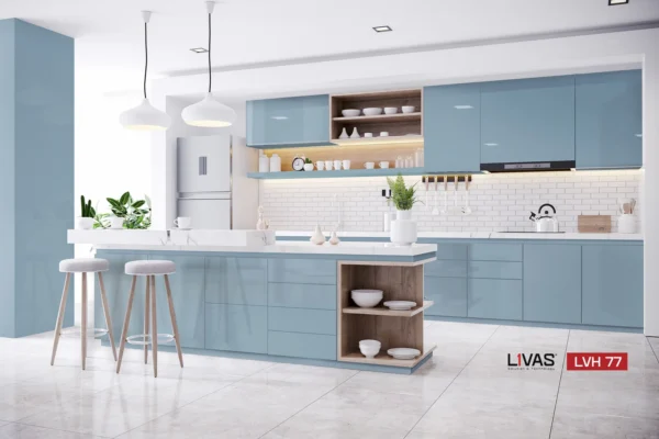 Tấm Acrylic No Line Chống Trầy LVH77 Blue mặt sau