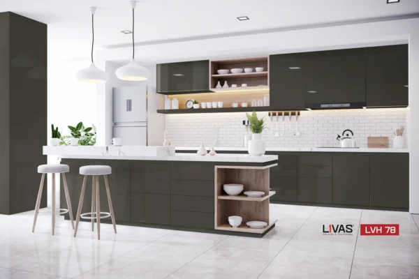 Tấm Acrylic No Line Chống Trầy LVH78 Grey mặt sau