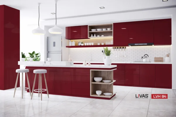 Tấm Acrylic No Line Chống Trầy LVH84 Red mặt sau