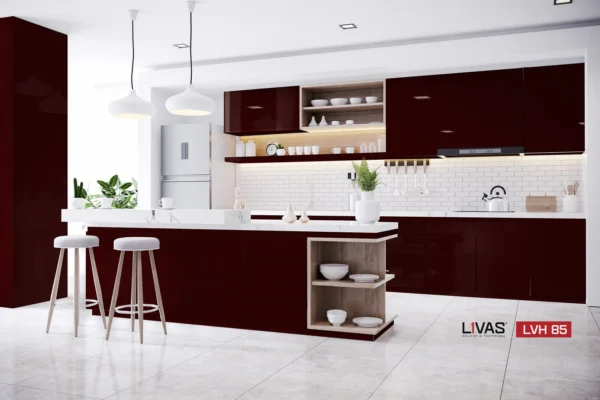 Tấm Acrylic No Line Chống Trầy LVH85 Violet mặt sau