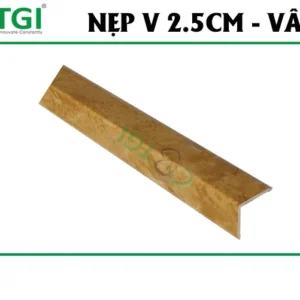 Nẹp v 2.5cm mặt trước
