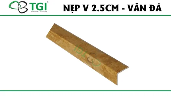 Nẹp v 2.5cm mặt trước