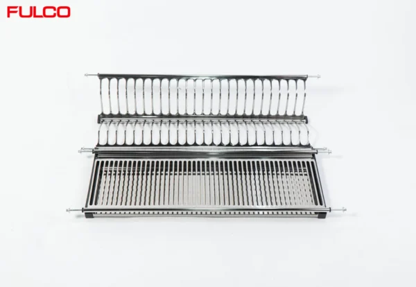 GIÁ BÁT ĐĨA TỦ TRÊN INOX Fulco GV18 phía trên