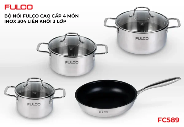 Bộ nồi fulco cao cấp mặt trước