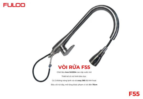 VÒI RỬA Fulco 4MKP0AZQ5J phía dưới
