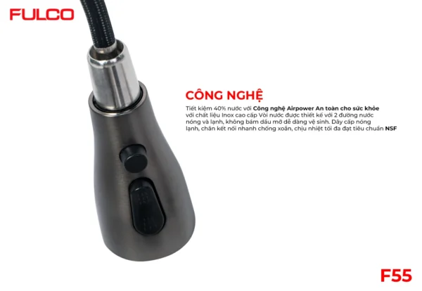 VÒI RỬA Fulco 4MKP0AZQ5J cận cảnh