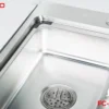 BỘ CHẬU VÒI RỬA1 HỐ INOX304 XƯỚC MỜ CAO CẤP Fulco FC-D7546 thu nhỏ
