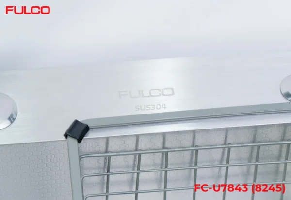 CHẬU RỬA 2 HỐ LỆCH SUS304 Fulco FC-U7843 (8245) tổng quan